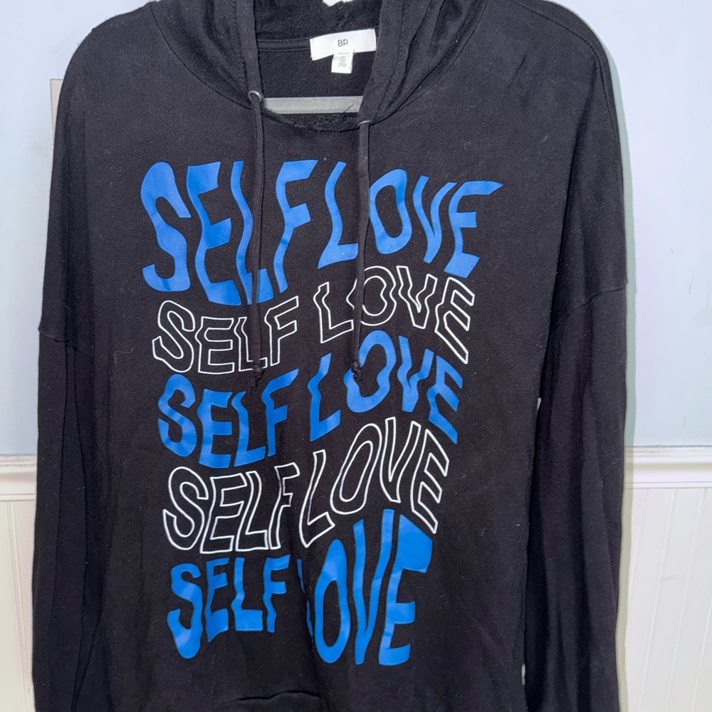 BP Hoodie with 'Self Love' Print